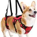NOYAL Dog Lift Harness for Senior & Injured Pets – Full-Body Support Sling with Breathable Mesh, Front/Rear Leg Assist for Arthritis, Hip Dysplasia & Post-Surgery Recovery (Medium-Large Breeds)