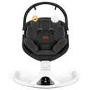 Baby Swing, Electric Infant Swing with Remote Control, 5 Speed Adjustable, Machine Washable Seat, 5 Point Safety Harness, Bluetooth Music, Portable Swing for Babies (Black)