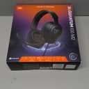 JBL Quantum 100M2 - Wired Over-Ear Gaming Headset with omnidirectional, Detachable mic with Mute Option and Fabric-Covered Memory Foam Ear Cushions, Compatible with All Platforms (Black)