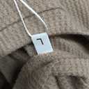 3 Pack Women's Maternity Shirts Long Sleeve Waffle Knit Side Split Oversized Tops Pregnancy Clothes Fall Tees (Large, Khaki, Apricot, Black)