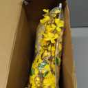 XunYee Fake Forsythia Long Stems Artificial Forsythia Branches Yellow Flower Branches Artificial Orchids Flower Branch Faux Flowers Stem for Home Wedding Indoor Outdoor Decor (39.5 Inch,24 Pcs)