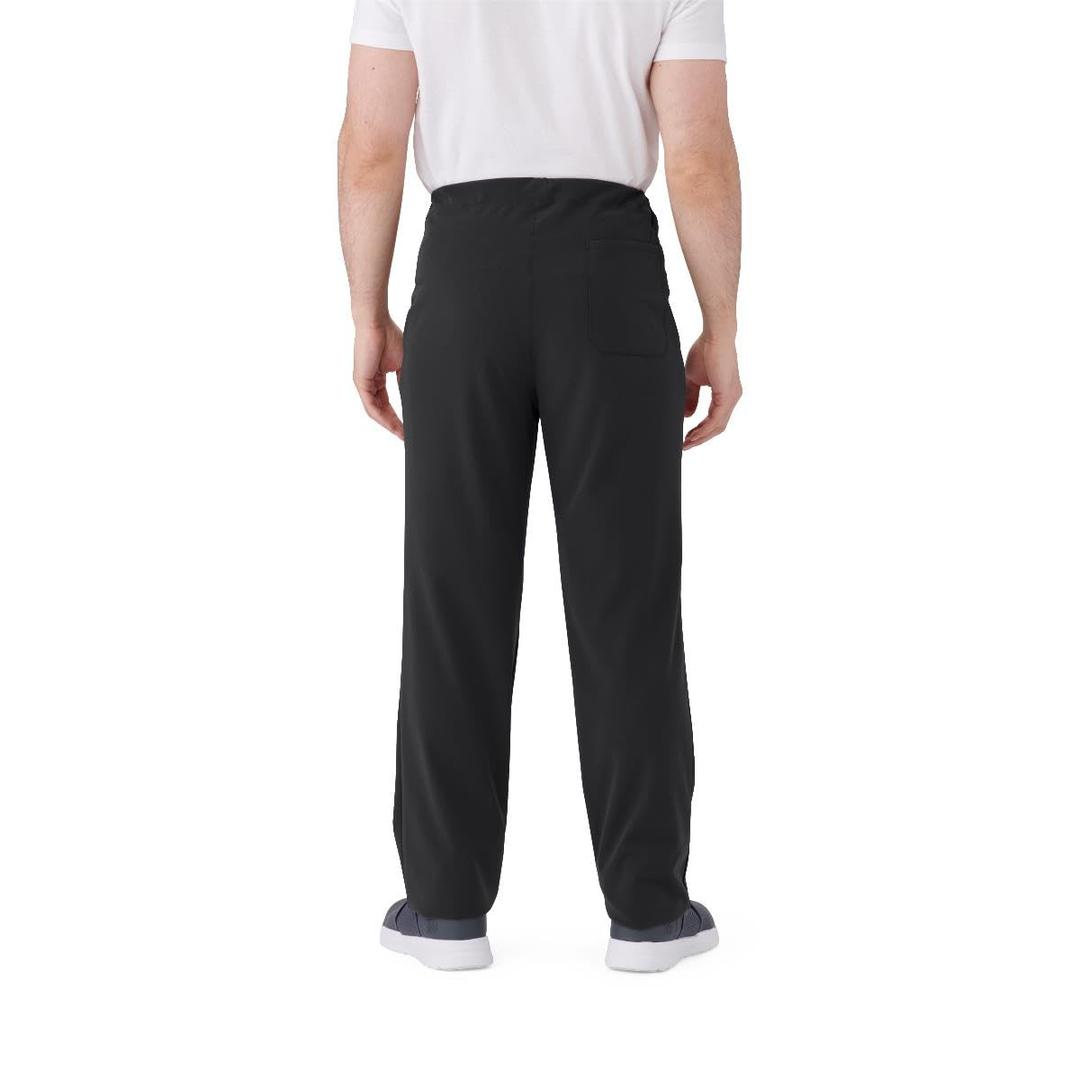 AVE Broadway Unisex 3-Pocket Straight Leg Scrub Pants, Black, Large