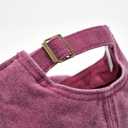 Baseball Cap Soft Cotton Plain Washed Vintage Comfort Unstructured Low Profile Dad Hats (Burgundy)