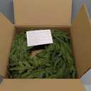 Somikis 24 Inch Christmas Wreaths for Front Door Real Touch Norfolk Pine Wreath for Winter Indoor&Outdoor Porch Windows Wall Home Decor, Realistic Wreath for All Seasons