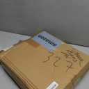 Corner Bread Box for Kitchen Countertop, Wooden Bread Storage for Homemade Bread, Rustic Breadbox with Acrylic Wavy Door, Bread Container for Kitchen Counter Cabinet, Pantry, Cupboard