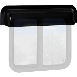 RV Window Rain Deflector & Sun Blade, RV Window Blade Rain Guard Sunroof Deflector Fits 24 inch Wide RV Sliding&Vertical Windows,Deflects Rain and Sun Protection for Camper Van Windows