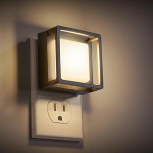 DORESshop LED Night Light, Night Lights Plug Into Wall [2 Pack] with Dusk-to-Dawn Sensor, Dimmable Nightlights, Adjustable Brightness for Bathroom, Hallway, Bedroom, Kids Room, Stairway, Soft White