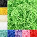 Zonon 10 Pack Crinkle Cut Paper Shred Filler for Packing and Empty Basket Filler, Total 300g Raffia Tissue Paper Stuffers Gift Boxes for Wrapping Party Supplies(Wonderful Color)