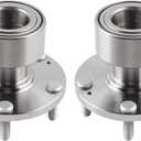 2 x Front Wheel Hub Bearing Assembly Compatible with 06-14 Hyundai Sonata 2.0L, 11-14 Tucson, 03-05 SG350, 11-14 Kia Sportage, 07-10 Rondo, 06-13 Optima Exclude 2.0L, Replace 510034