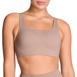 Victoria's Secret Women's VSX Featherweight Max Sports Bra, High Impact Wireless, Bare Taupe, 36C