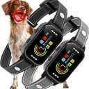 JEUJE Dog Bark Collar 2 Pack, Bark Collar for Large Medium Small Dogs 8-120lbs, AUTO Barking Collar, Bark Training Collar with 7-Level Sensitivity + 5 Safety Modes Humane Training System
