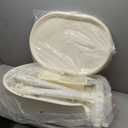 Diaper Changing Station, Portable Changing Table for Baby, Diaper Changing Table with Storage Drawers, Waterproof Baby Changing Station with Wheels and Adjustable Height for Newborn Infant (White)