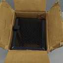 Strong Magnetic Spice Rack for Refrigerator with Paper Towel Holder - 2-in-1 Fridge Organizer Basket, Holds Jars & Rolls, No Drill Mount (Black, Large)