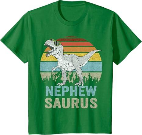 Nephewsaurus T Rex Nephew Saurus Family Matching Dinosaur T-Shirt  Size 3T