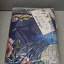 Runner Rug for Kitchen 2'6"x8' Washable Rugs with Rubber Backing Soft Floral Peacock Floral Animal Carpet Runner for Kitchen, Laundry, Bedroom, Bathroom (Cobalt Blue)