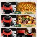 WantJoin 13QT Pressure Cooker - 3-In-1 Stainless Steel Pressure Canner Compatible with Gas & Induction Cooker, Protective Devices, Canner Rack Included, Adjustable 3 Pressure for Family Kitchen