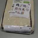 Champagne Flute Storage Boxes with Dividers - Set of 2 - Each Holds 12 Glasses up to 3.75" Wide - Quilted Microfiber Case with Handles - Protects Stemware - Ideal for Champagne & White Wine Glasses