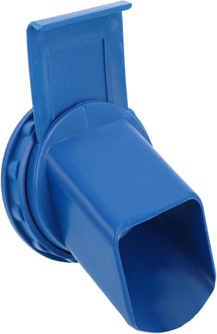 BESPORTBLE Large Capacity Grain Dispenser Durable Iron Grain Storage Bin Outlet for Efficient Flow for Rice Buckets Farms and Warehouses Easy to Clean Sanitary Design