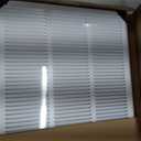 Fancat 18x18 Duct Opening | Steel Return Air Grille | Vent Cover Grill for Sidewall and Ceiling | HVAC Cold Air Intake Grille | White | Outer Dimensions: 19.75"W X 19.75", 18''Wx18''H [Duct Opening]