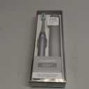 Aquasonic Icon ADA-Accepted Rechargeable Toothbrush | Magnetic Holder & Slim Travel Case | 2 Brushing Modes & Smart Timers | Gentle Micro-Vibrations (Stone) (1 Count (Pack of 1)