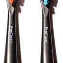 ProClean Replacement Brush Heads - Compatible with Brio SmartClean, Smaller Size for Hard-to-Reach Areas, Gentle Bristles, Pack of 2, Black