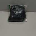 homing Round Elastic Fitted Tablecloth, Water-Resistant Fabric Tablecloths for 36"-44" Tables, Washable Polyester Table Cover for Picnic, Caming, Dinner, Easter, Indoor & Outdoor, Black