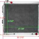 3 Row Aluminum Radiator for 2001-2007 Toyota Sequoia, 2000-2006 Toyota Tundra SR5/Limited 4.7L V8