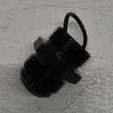 16AN Male Flare to 16AN ORB O-ring Boss Fuel Pump Rail Adapter Fitting Aluminum Black