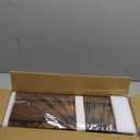 upsimples Floating Shelves for Wall, Wall Shelves for Decor Storage Set of 6, Wall Mounted Wood Shelf for Bedroom, Living Room, Bathroom, Kitchen, Picture Ledge Shelf, Brown (15.7in)