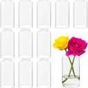 12pcs Glass Bud Vases - 5 Inch Tall Clear Flower Vases for Centerpieces, Glass Vase Modern Bud Vase for Wedding Party Dining Table Centerpieces, Living Room Decorative, Home Decor