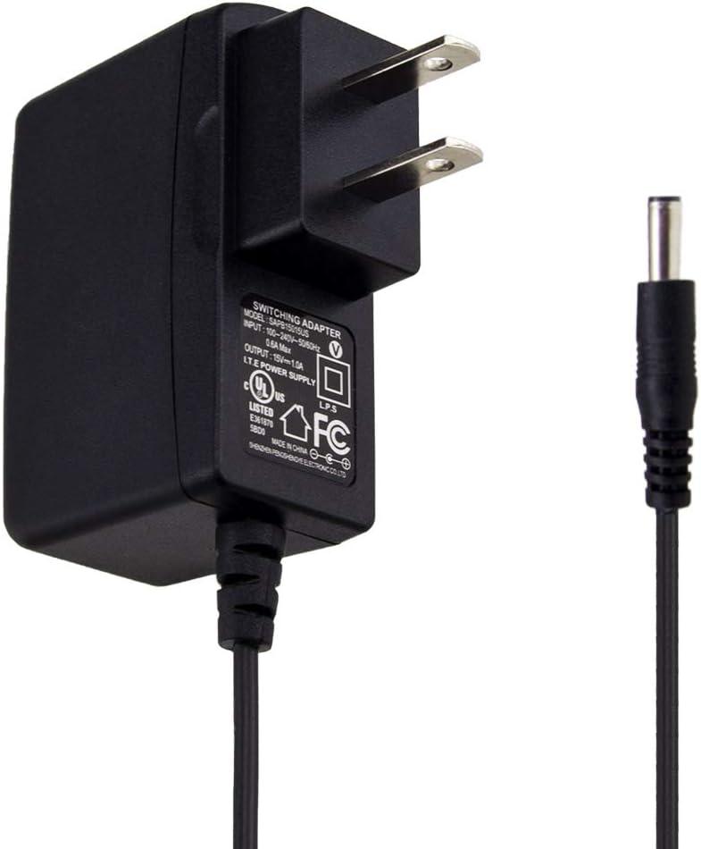 Fanlide DC 15V 1A Adapter Charger for Car Jump Starter, Peak 450A 500A 600A 800A 1000A Auto Battery Booster Jump Starter Charger