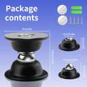 2 x RV Magnetic Door Catch with Strong Magnetic 2 Pack Camper Door Holder for Trailer Motorhome (Black-2 Pack)