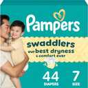Pampers Baby Diapers - Swaddlers - Size 7, 44 Count, Ultra Absorbent Disposable Infant Diaper