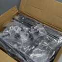 Somdot Tall Dresser for Bedroom with 5 Drawers, Storage Organizer Chest of Drawers with Removable Fabric Bins for Closet Bedside Living Room Laundry Entryway Hallway, Black Rustic Brown