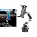 Car Phone Mount, Phone Holder for Car Windshield & Dashboard, Strong Suction Cup & Clamp Arm 360 Rotatable, Universal Smartphone Mount, Hands-Free for Driving (S258)