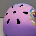 Toddler Kids Bike Helmet Set for Boys Girls Color Gradient Adjustable Skateboard Helmet Protective Gear Set Knee Elbow Wrist Pads for Bike, Roller, Scooter, Cycling, Balance and More Sports (Medium: 21.7"-22.8", Pink-Purple-Pink)