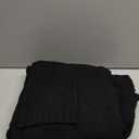 Aoysky Womens Long Cardigans Cable Knitted Open Front Oversized Hooded Outerwear Sweater Coat (XX-Large, Black)