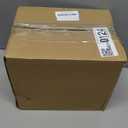 Small Plastic Twill Woven Storage Baskets with Lids, Stackable Organizing Containers with Labels for Pantry Closet Office, 6-Pack,10.35"x7.3"x4.09", Black