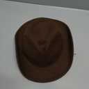 Kids Wide Brim Western Cowboy Cowgirl Hat - Boys Girls Felt Fedora Hats for 2-6 Years
