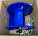 MEKOH Pressure Washer Hose Reel 100FTx3/8, Manual Power Washer Hose Reel 200FTx1/4 with M22 Fitting, 4500PSI Heavy Duty Hose Reel for Water, High Pressure Washer Reel with Trailer/Wall/Van Mount