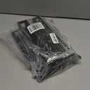 Adjustable Shelf Kit for Bookcases, 2-Set of Extra Adjustable Shelves, Replacement & Expansion Shelving for Metal Bookcase (Black-2)