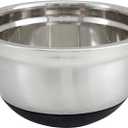 Winco 8 Quart Heavy-Duty Stainless Steel Mixing Bowl with Non-Slip Base