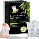 Foot Pads, 100 Pcs, Natural Bamboo Vinegar Patches | Breathable Adhesive, Care & Relaxation, Overnight Foot Care, Better Sleep Quality