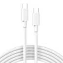 IFEART 10ft USB C to USB C Cable for iPad Pro 13/12.9/11 inch, Air 5/4, Mini 6, MacBook Air/Pro Charger, iPhone 16/15 Pro Max Plus, Pixel, USBC Type C Fast Charging Cord