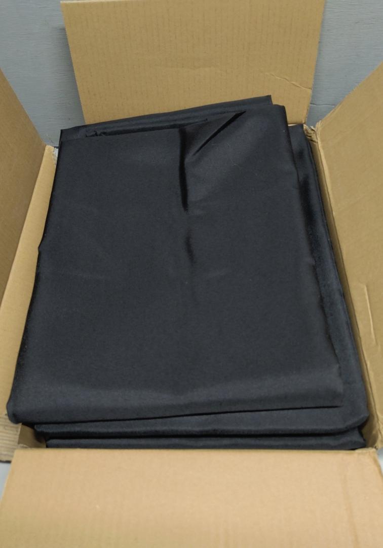 Fitable 6 Pack Black Square Tablecloths - 70 x 70 Inches - Stain Resistant and Reusable Table Clothes, Polyester Fabric Table Covers for Dining, Card Tables, Coffee Tables