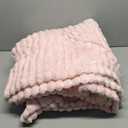 BEDELITE Full Size Blanket for Bed, 300GSM Soft & Warm Fleece Pink Blanket, Decorative and Giftable Striped Blankets for Women, Men, 84"x90"