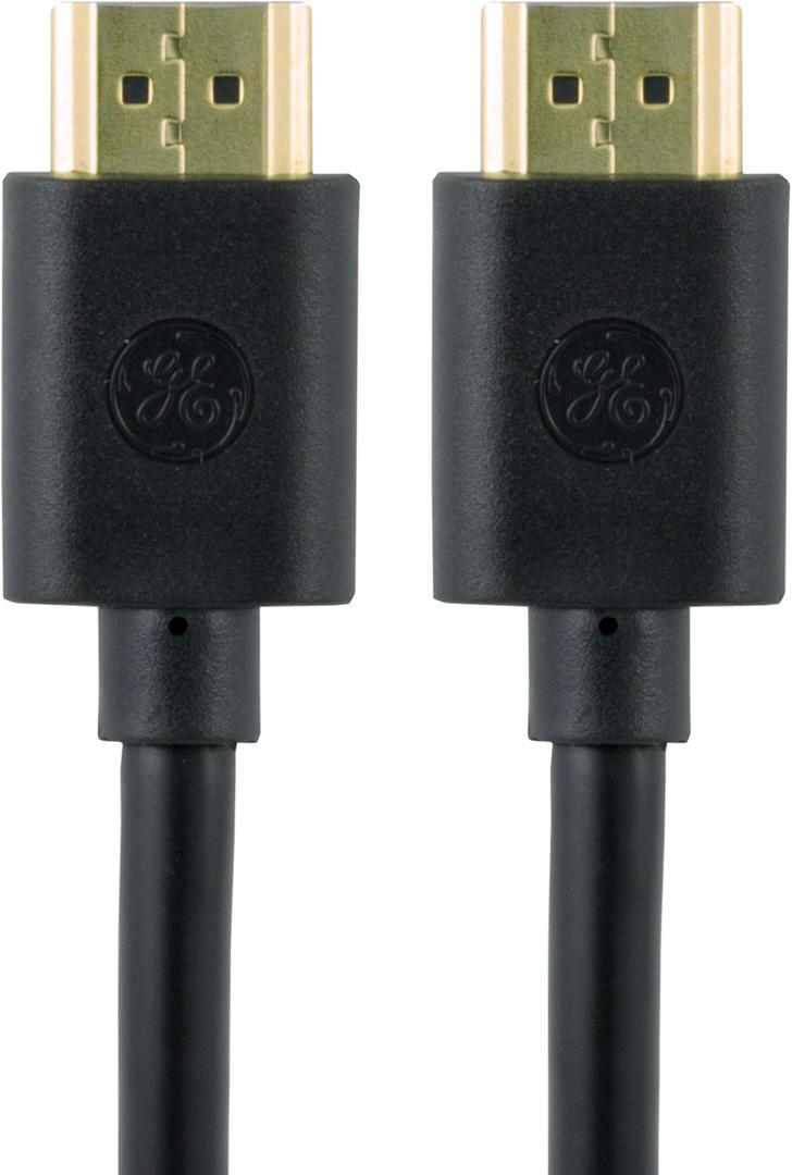 GE HDMI High-Speed Cable with Ethernet, designed for high-definition multimedia connections