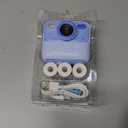 Kids Instant Digital Cameras for Boys and Girls, 1080P HD Dual-Lens Selfie Digital Camera with Print Paper & 32G Card, Christmas Birthday Gifts Toys for Toddler and Teenagers Age 3-16 Years Old (Blue)