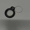 Belkin Apple AirTag Secure Holder with Key Ring - Durable, Scratch-Resistant Case with Open Face & Raised Edges - Protective AirTag Keychain Accessory for Keys, Pets, Luggage, & More - Black