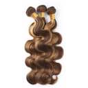 Body Wave Human Hair Bundles 22 24 26 Inch Brazilian Chocolate Honey Blonde Highlight P4/27 Body Wave Bundles Human Hair 300g 12A Unprocessed 100% Soft Sewn In Quick Weave for Black Women